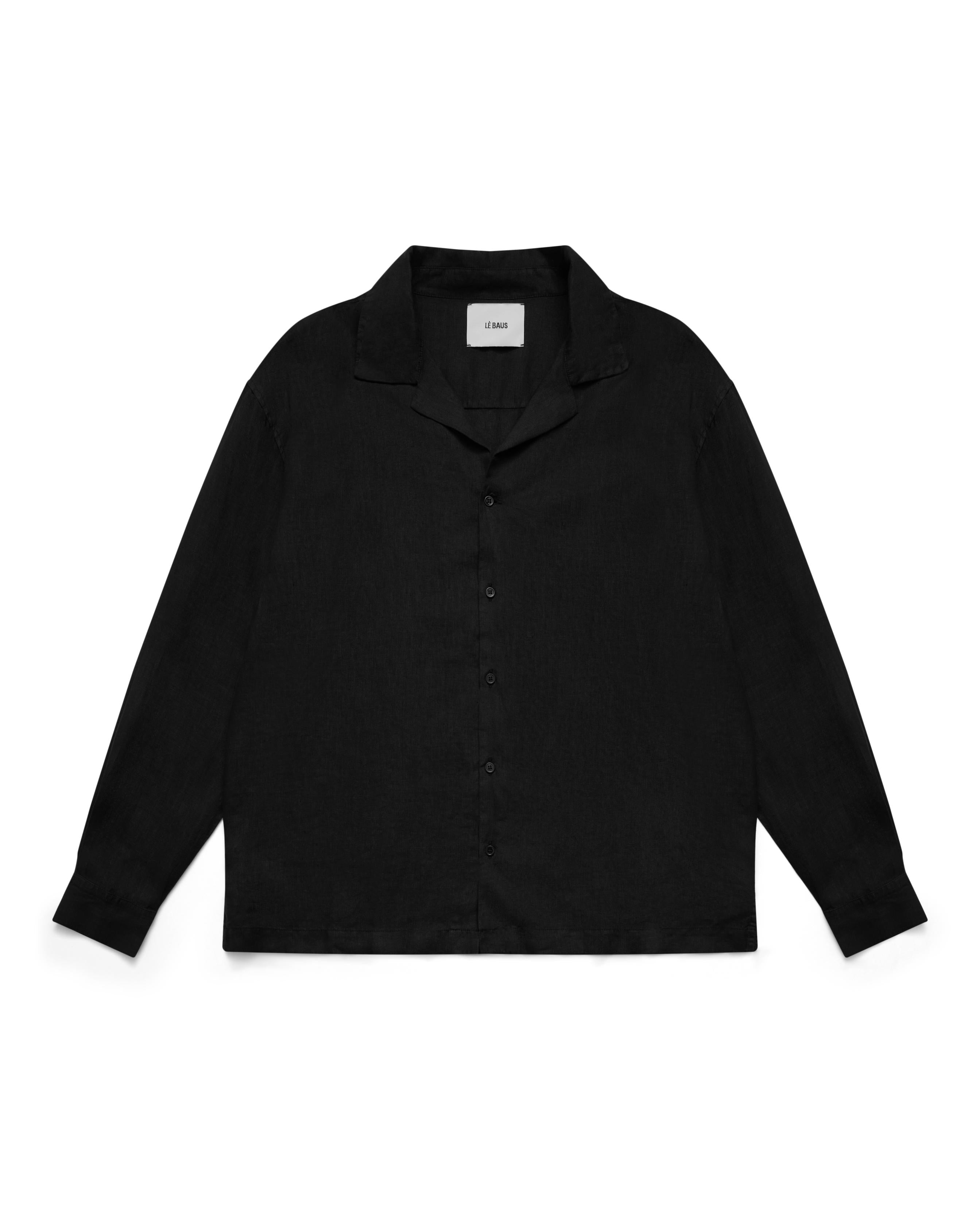 LOCATION OVERSIZED CAMP COLLAR SHIRT