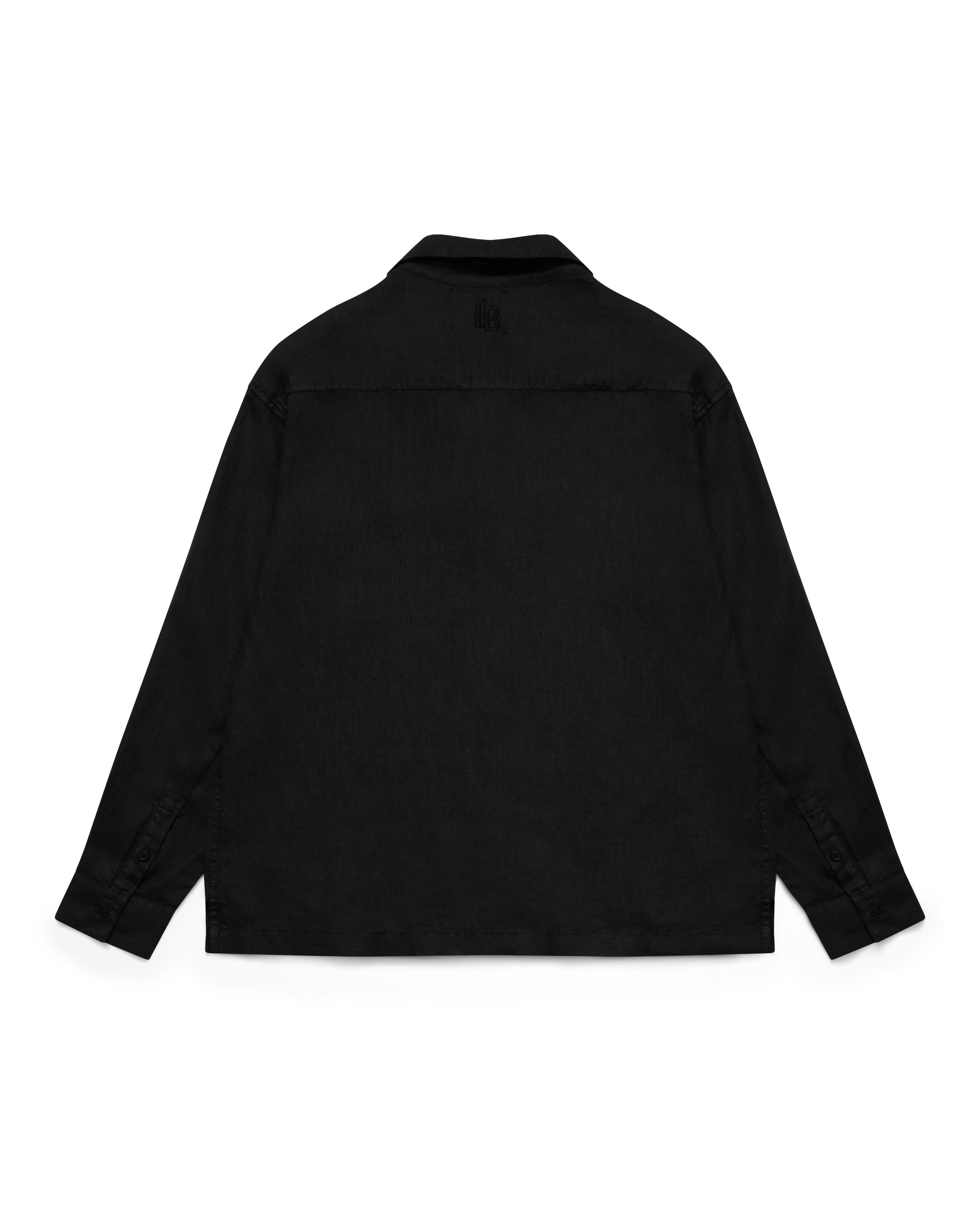 LOCATION OVERSIZED CAMP COLLAR SHIRT