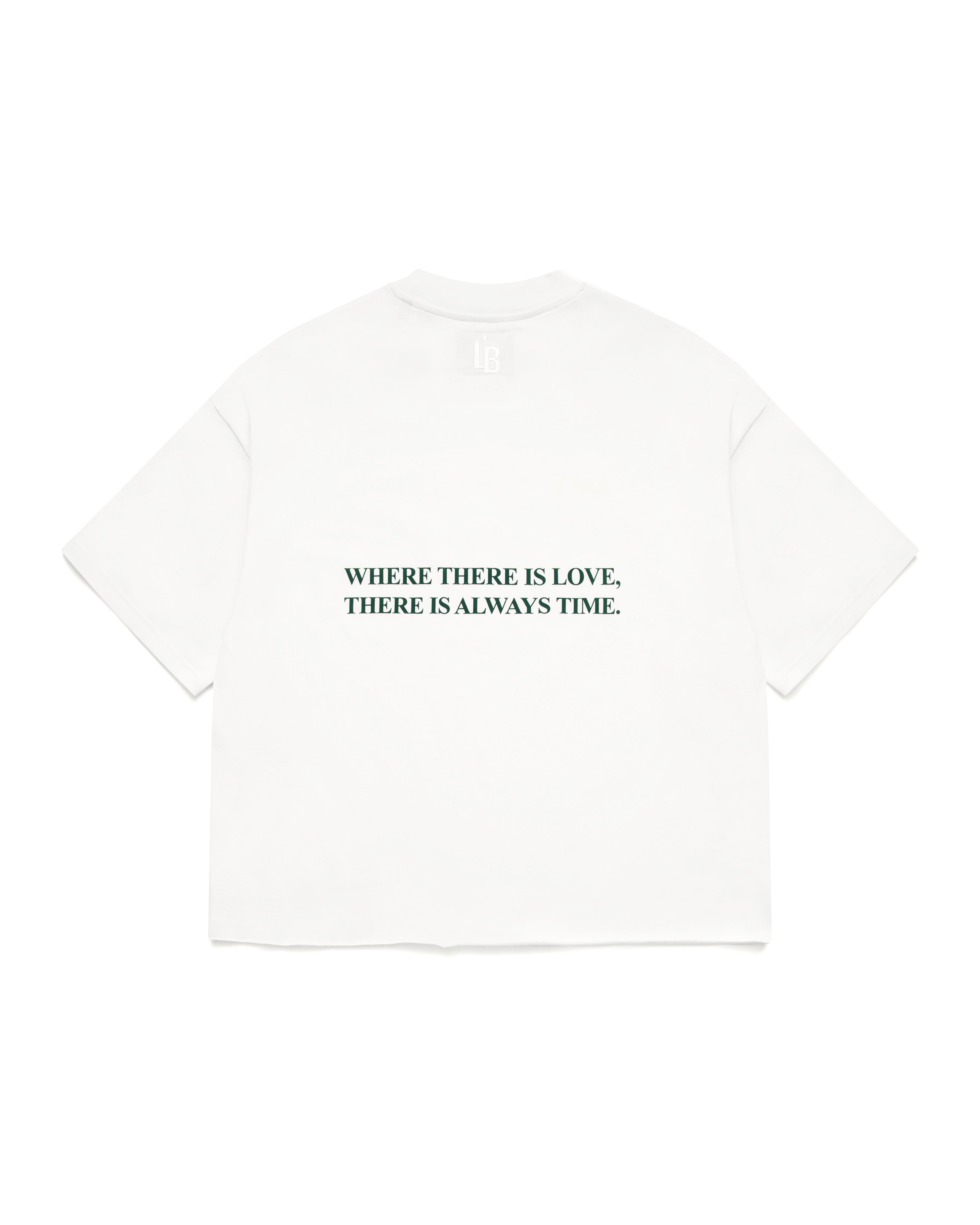 CROP OVERSIZED WHERE THERE IS LOVE - T-SHIRT