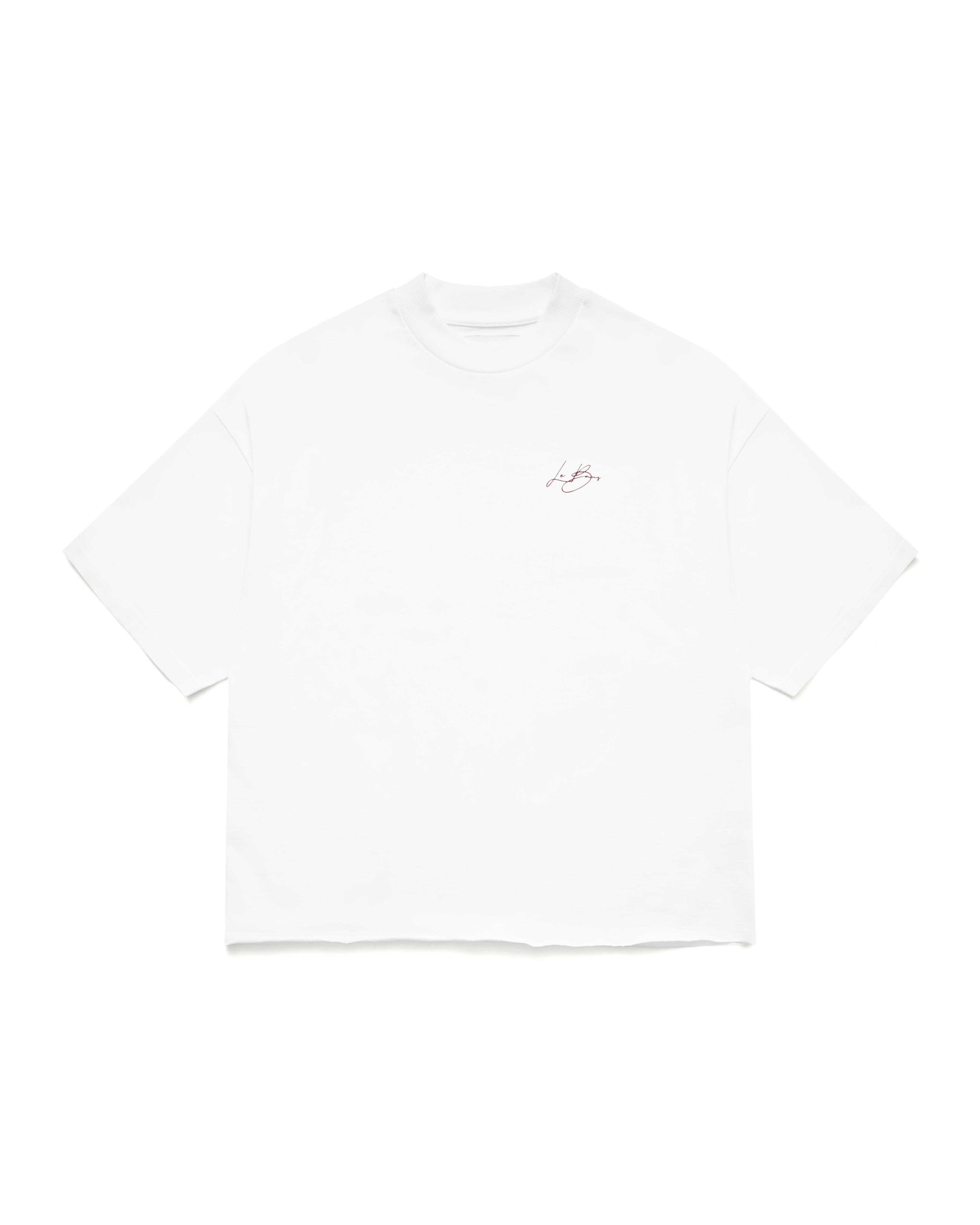 LOCATION CROP SCRIPT LOGO T-SHIRT