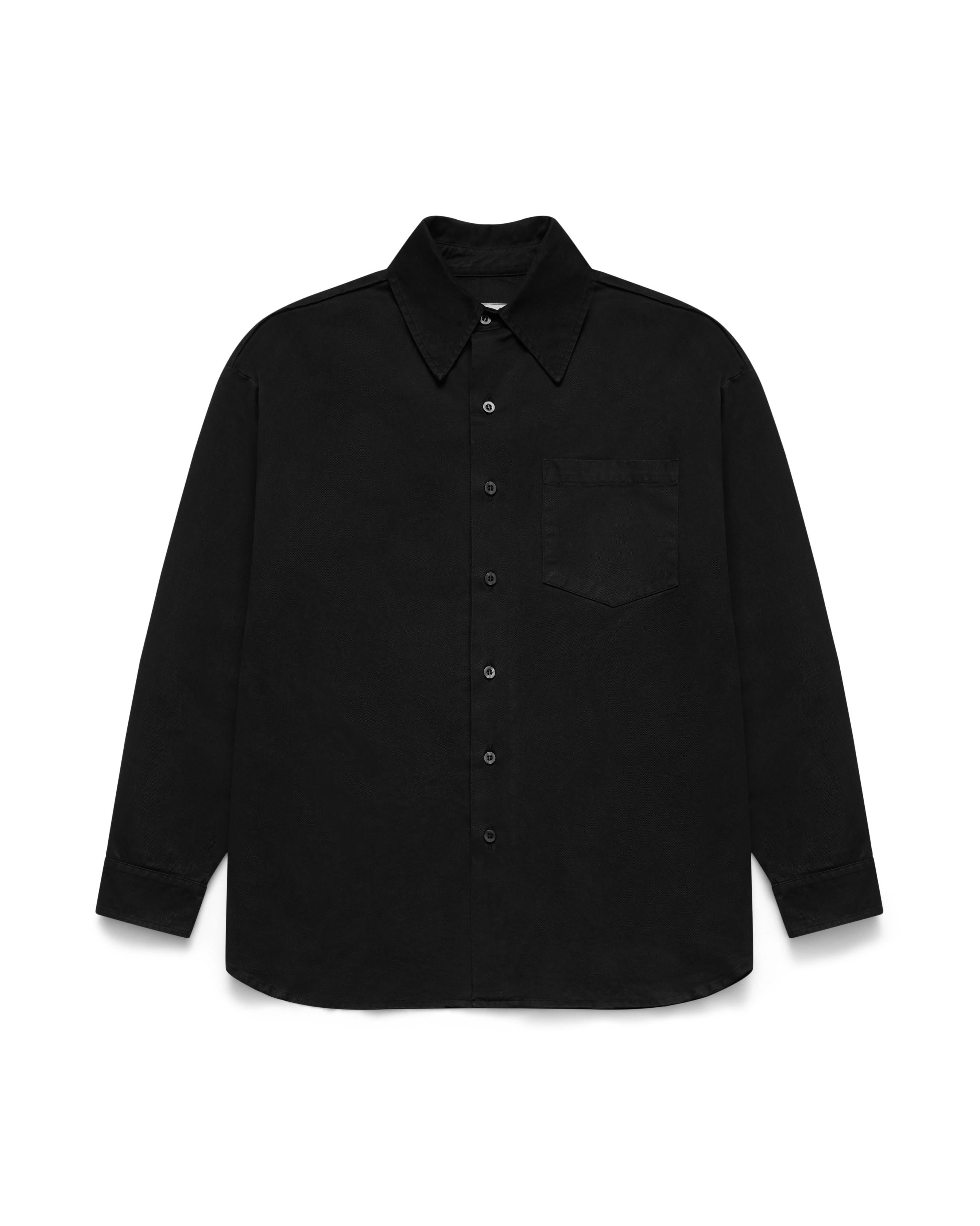 LONG SLEEVE SHIRT - BLACK