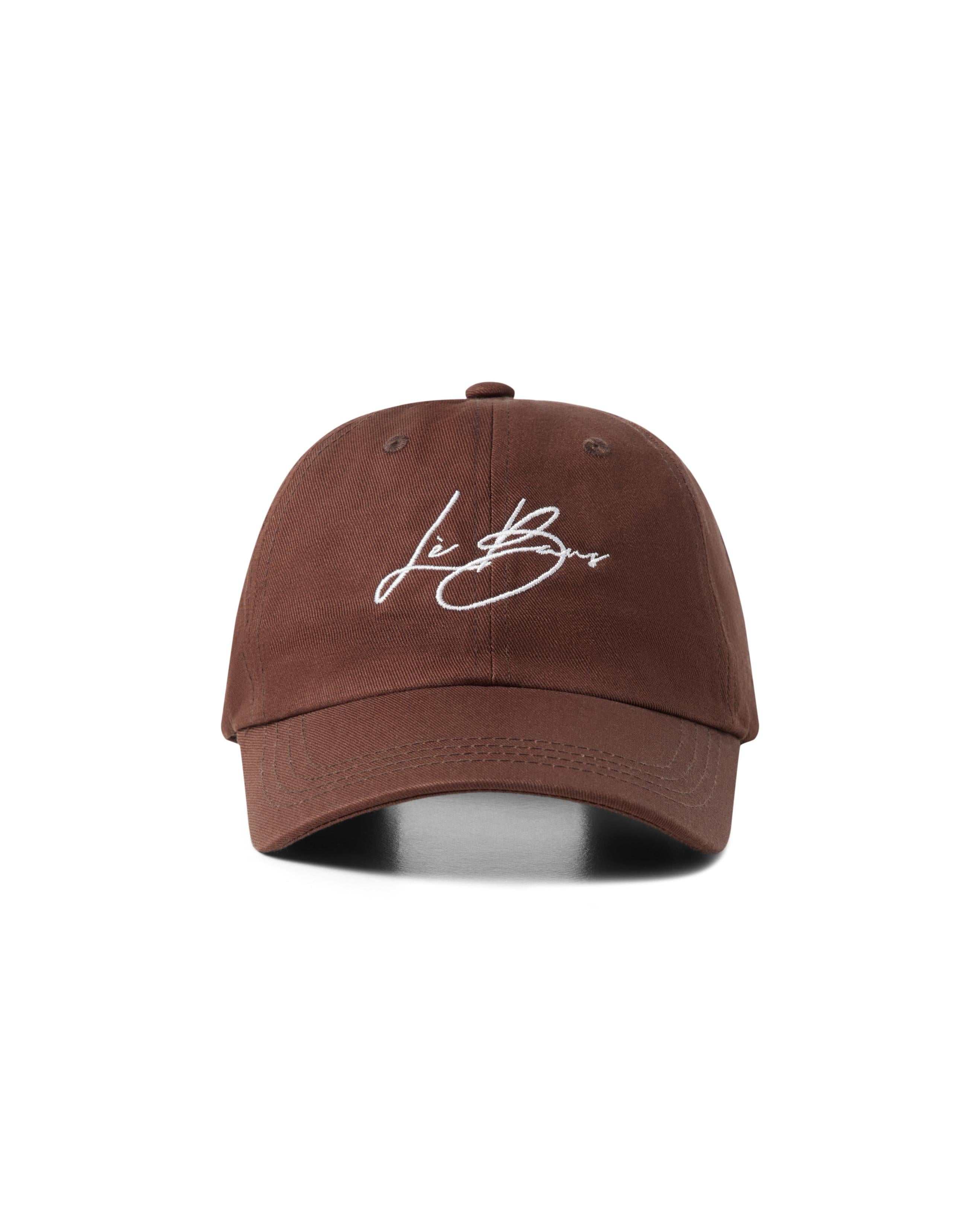 LÈ BAUS SCRIPT LOGO CAP - BROWN