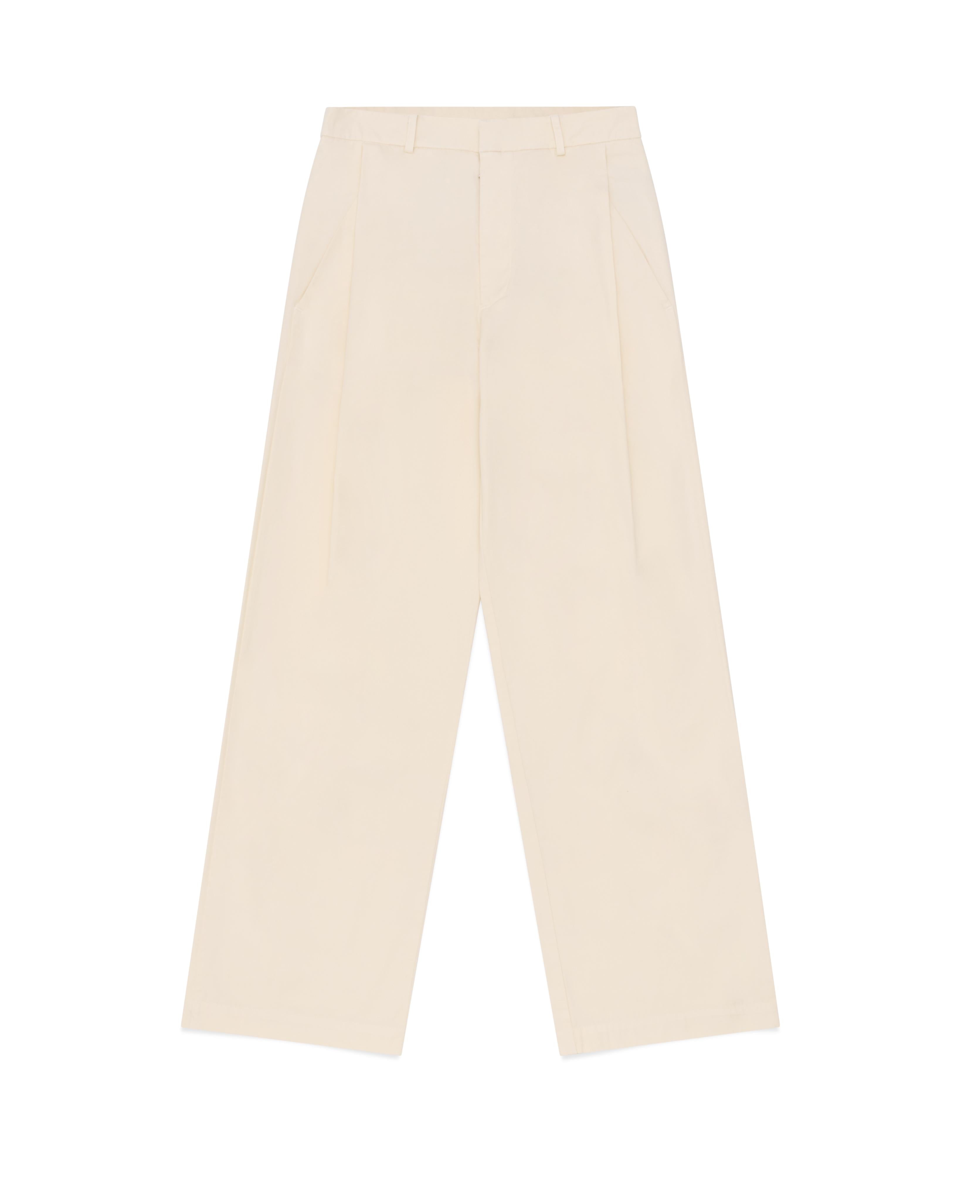 WIDE LEG TROUSER - CREAM