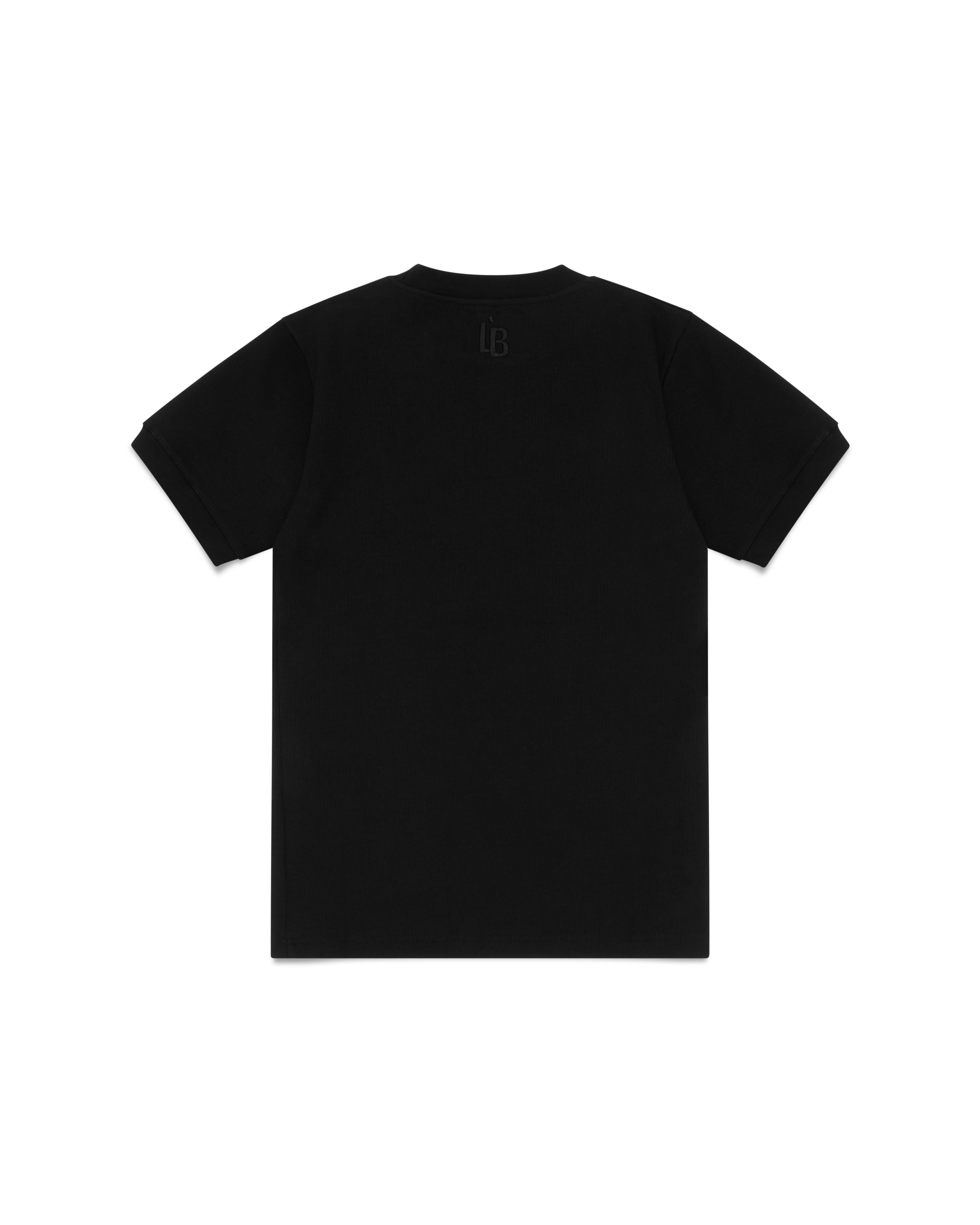 FITTED T-SHIRT - BLK