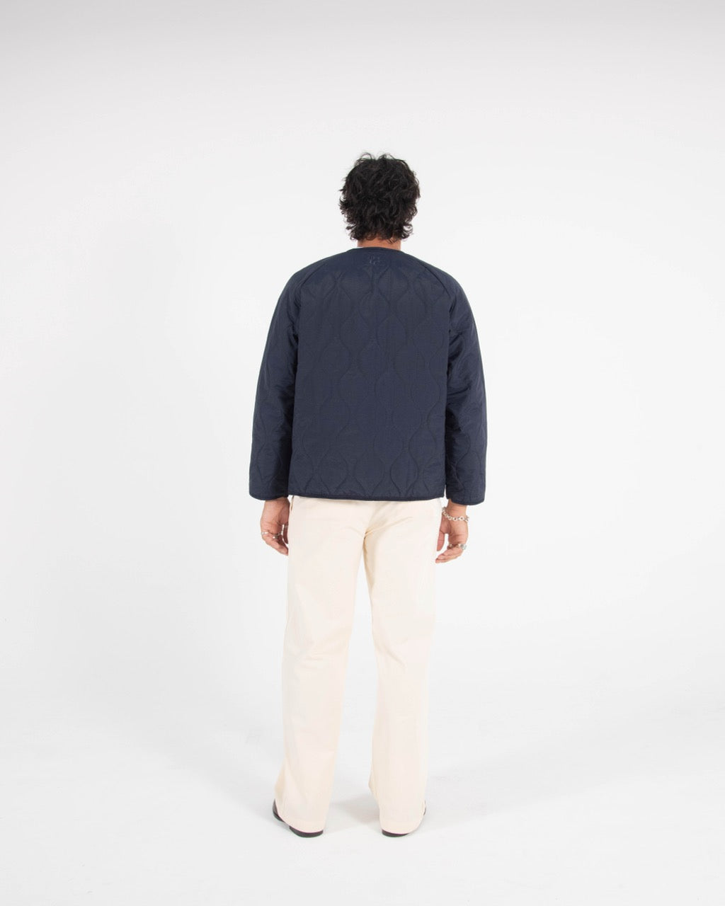 QUILTED JACKET - NAVY