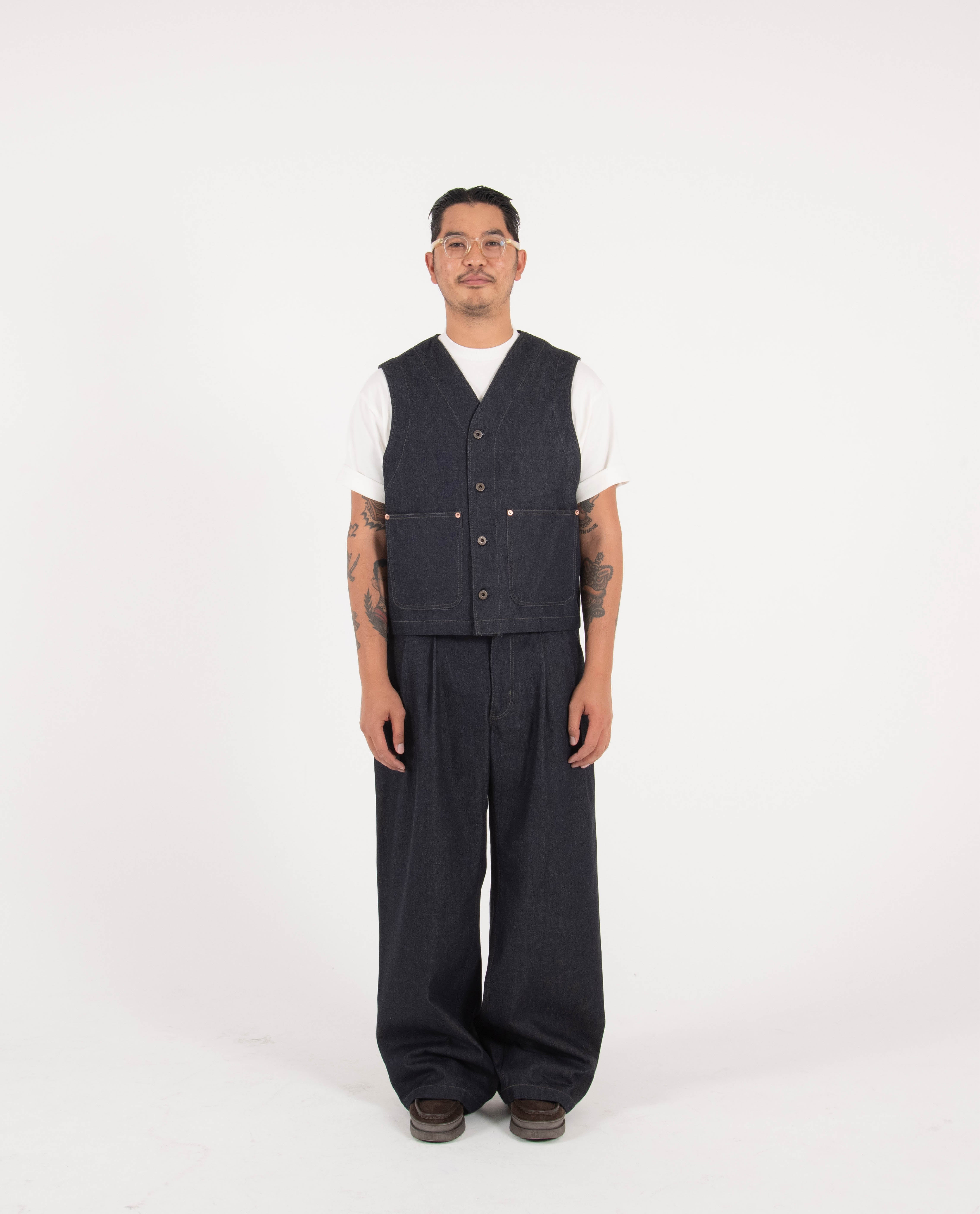 SSMG x LÈ BAUS - DENIM VEST