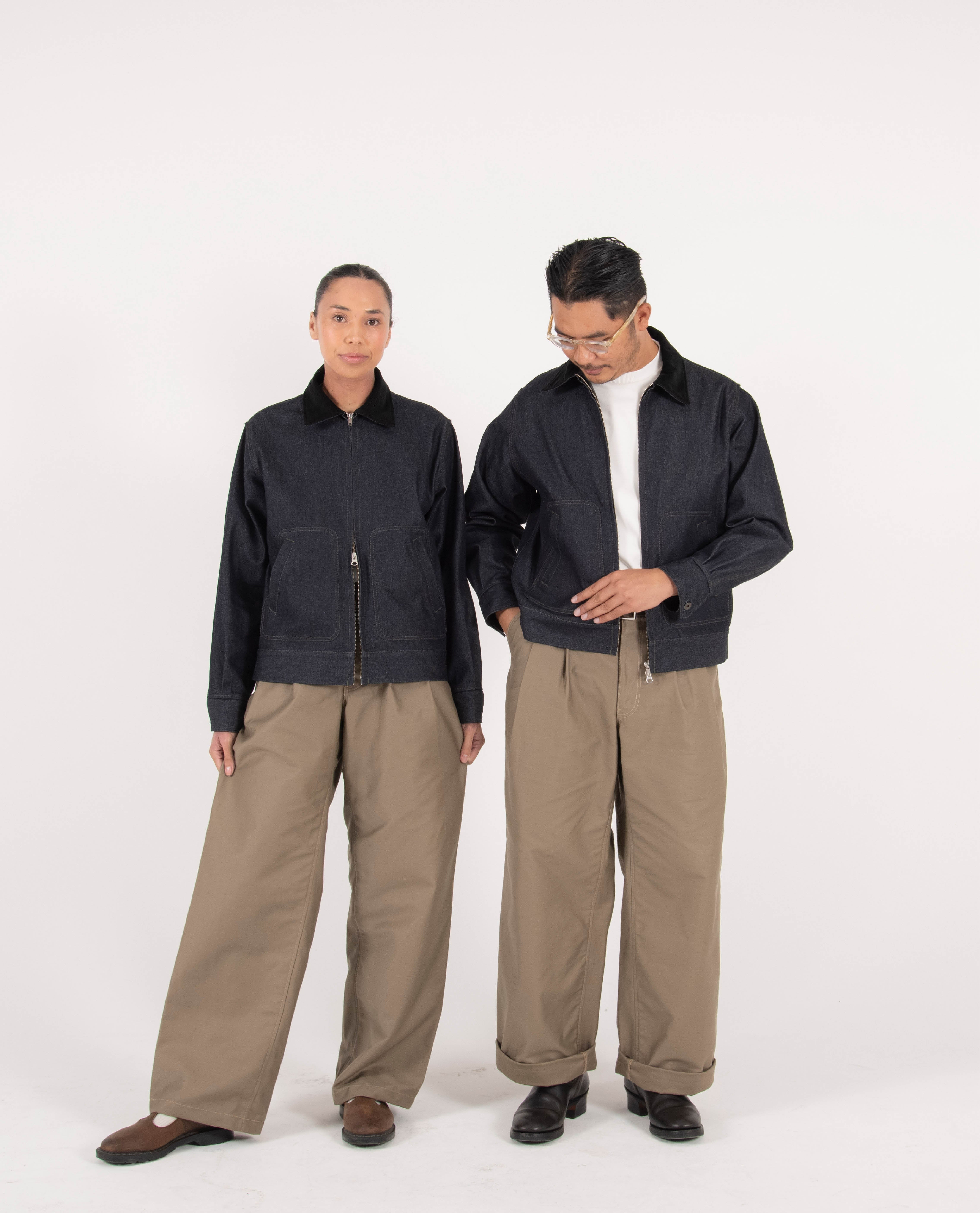 SSMG x LÈ BAUS - DENIM DRIZZLER JACKET