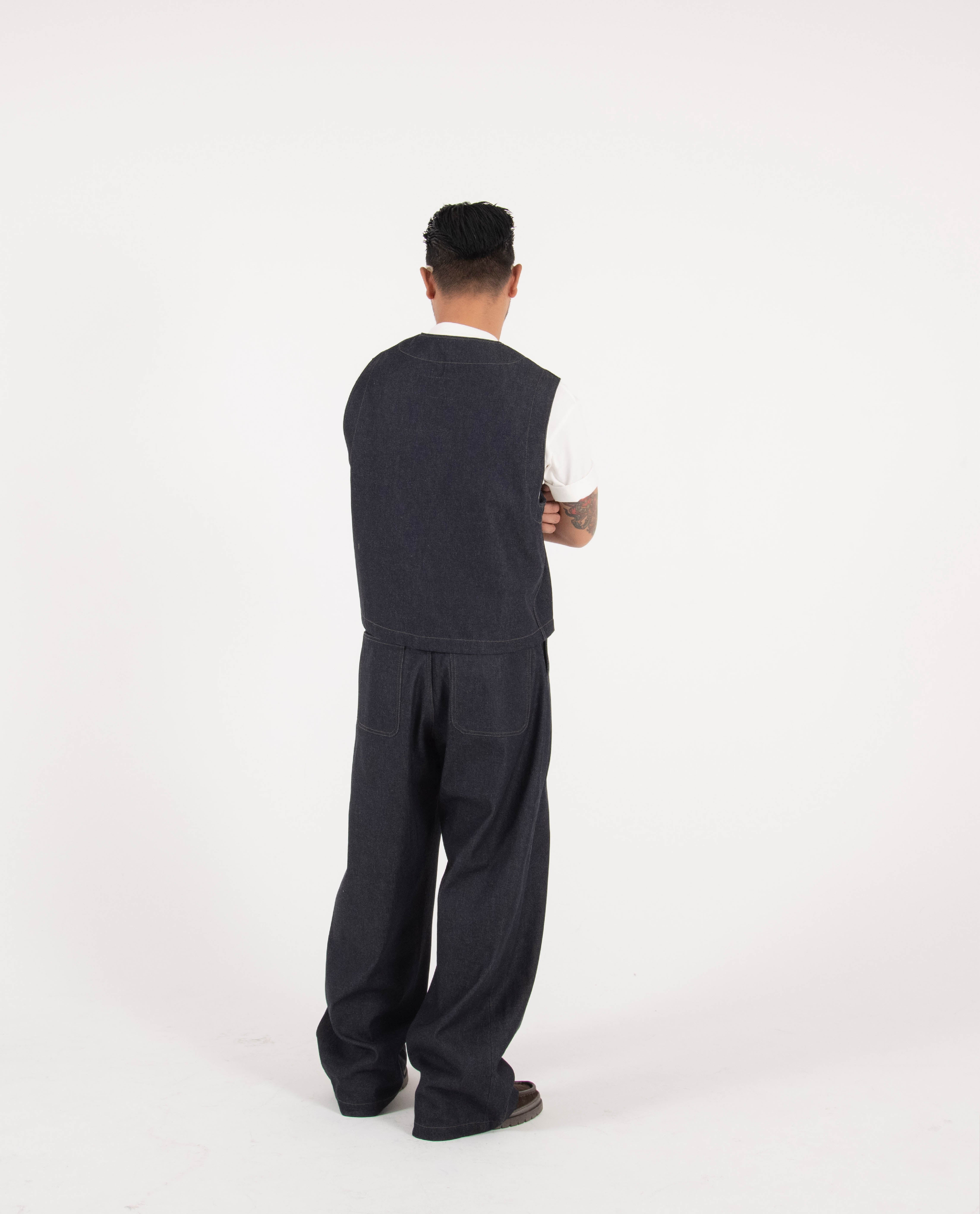 SSMG x LÈ BAUS - DENIM VEST