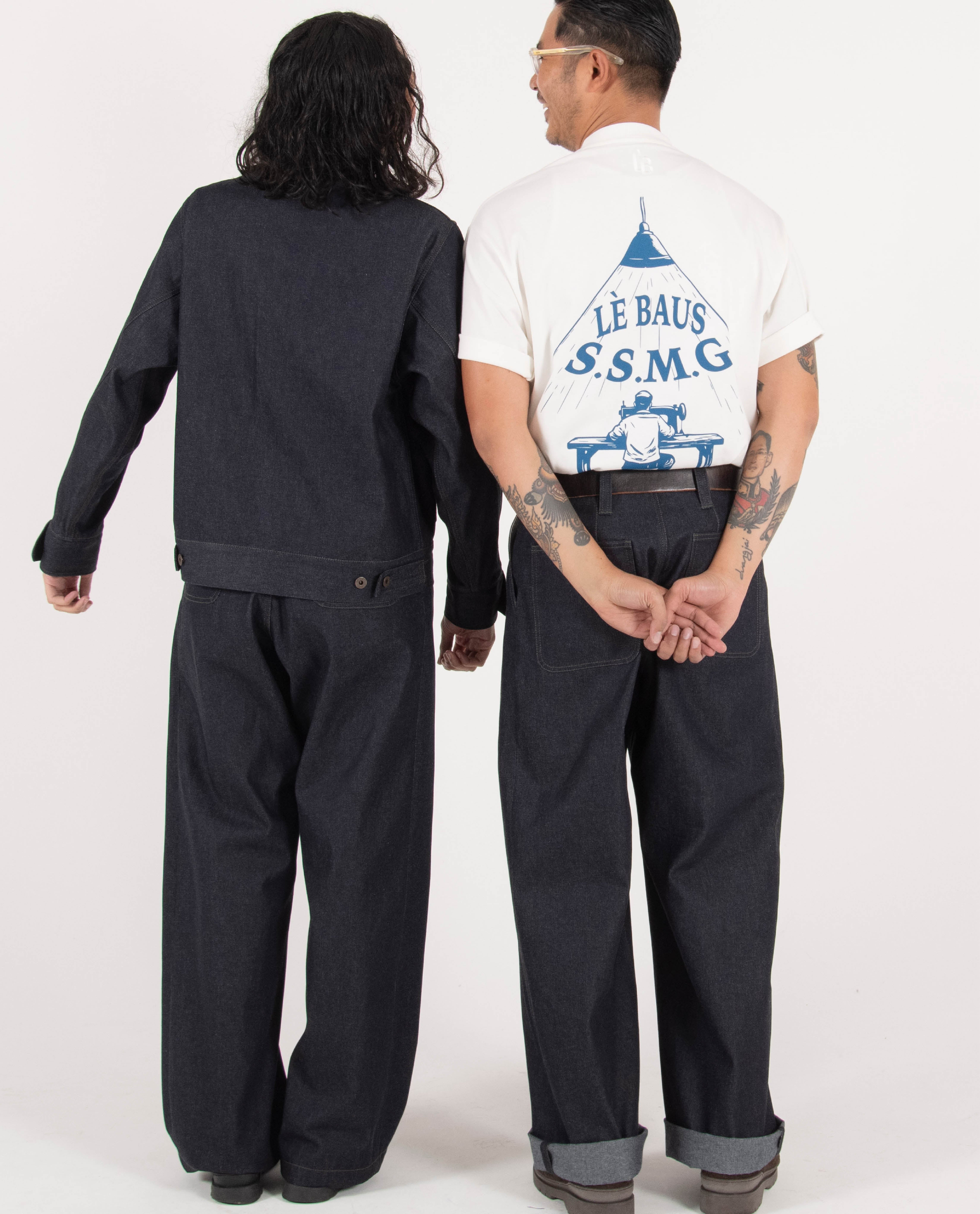 SSMG x LÈ BAUS - DENIM TROUSER