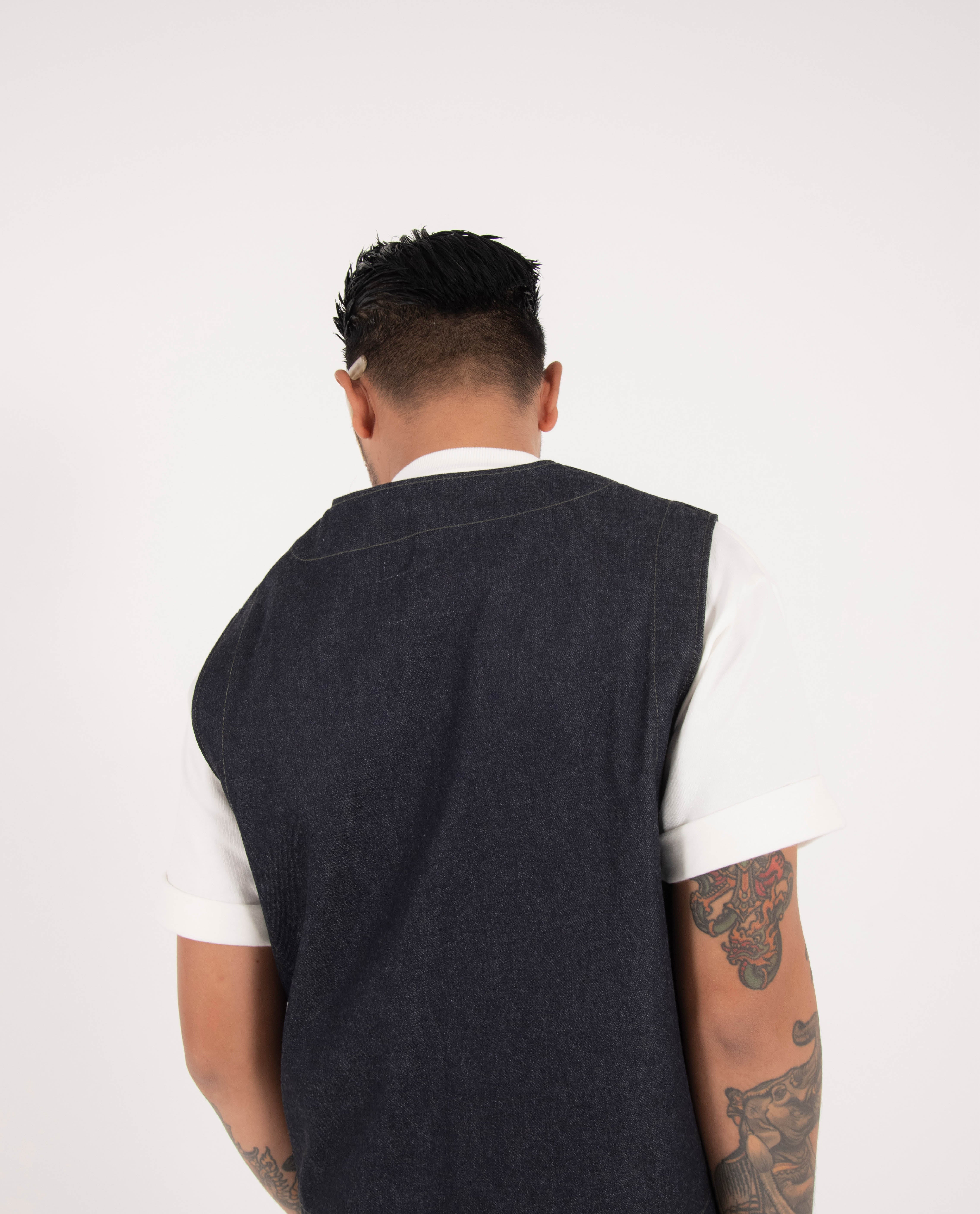 SSMG x LÈ BAUS - DENIM VEST