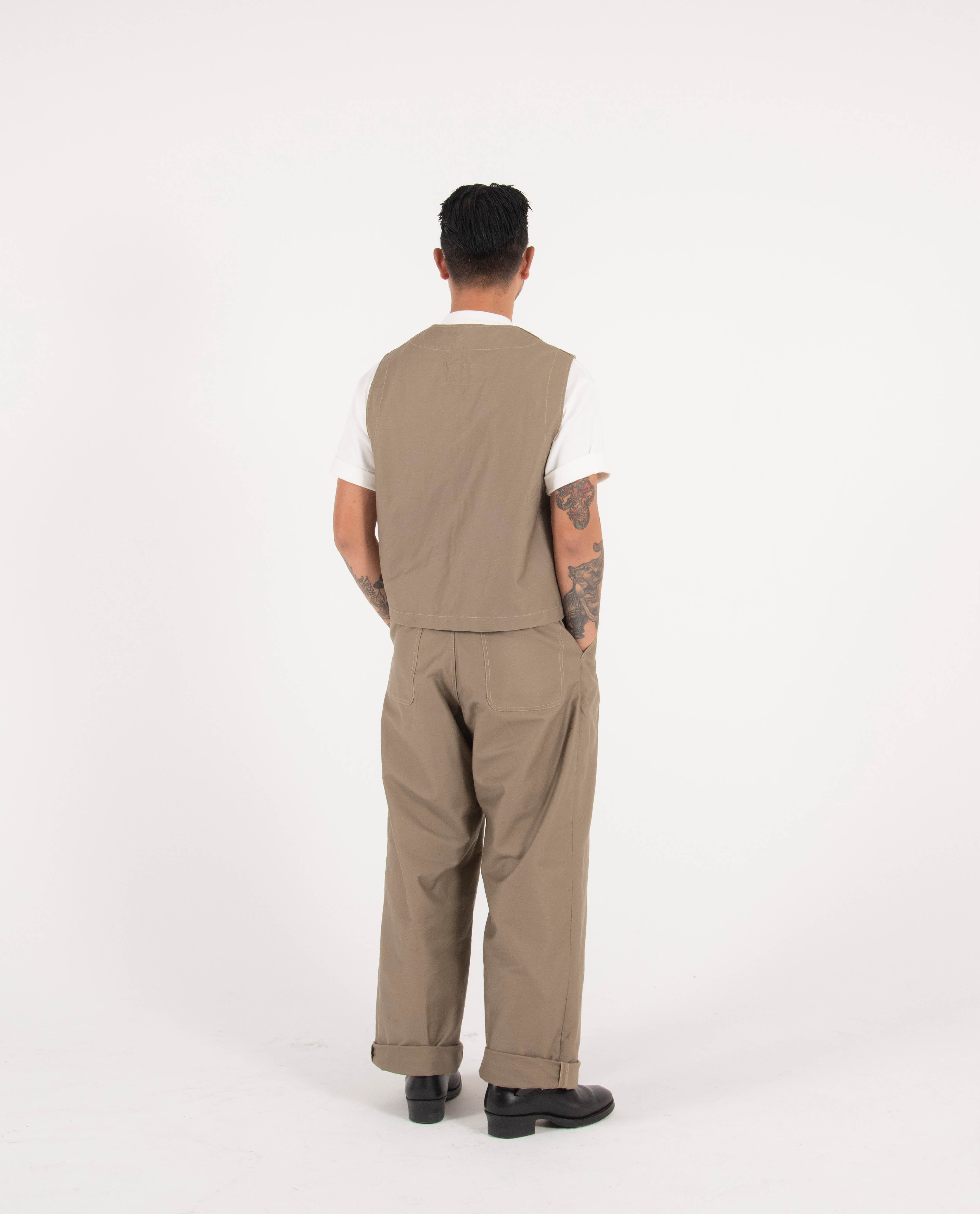 SSMG x LÈ BAUS - KHAKI VEST