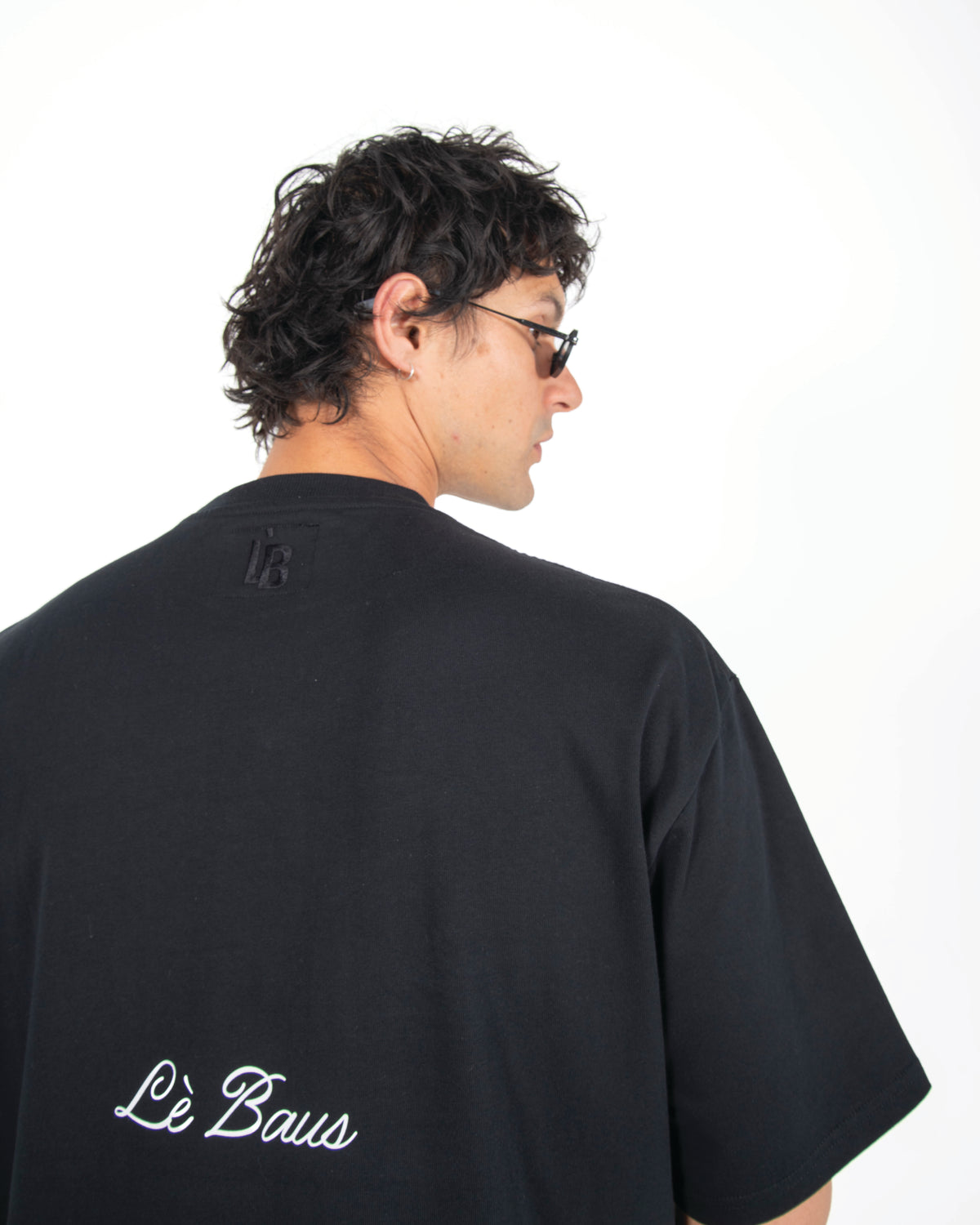 CURSIVE LOGO T-SHIRT - BLACK