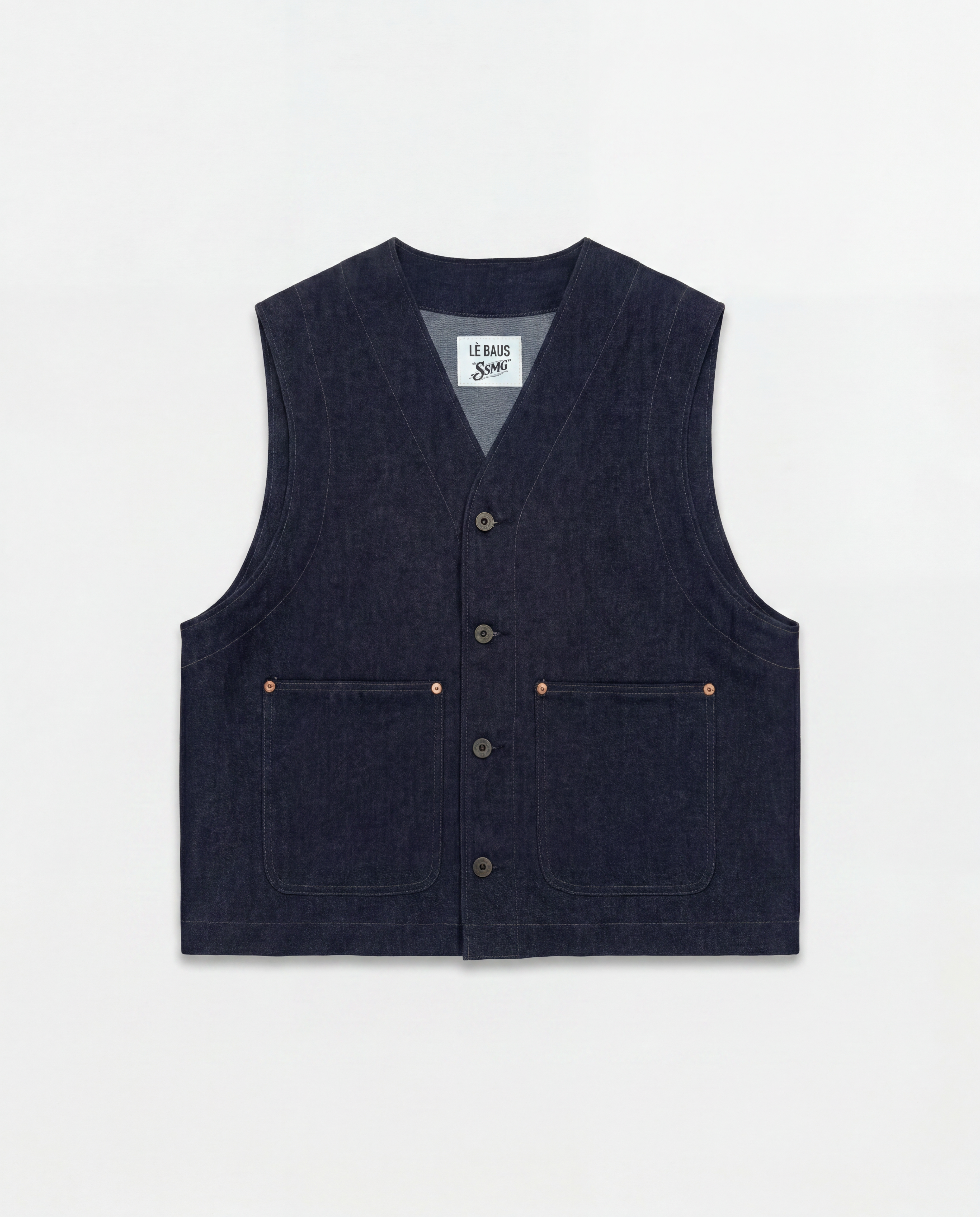 SSMG x LÈ BAUS - DENIM VEST