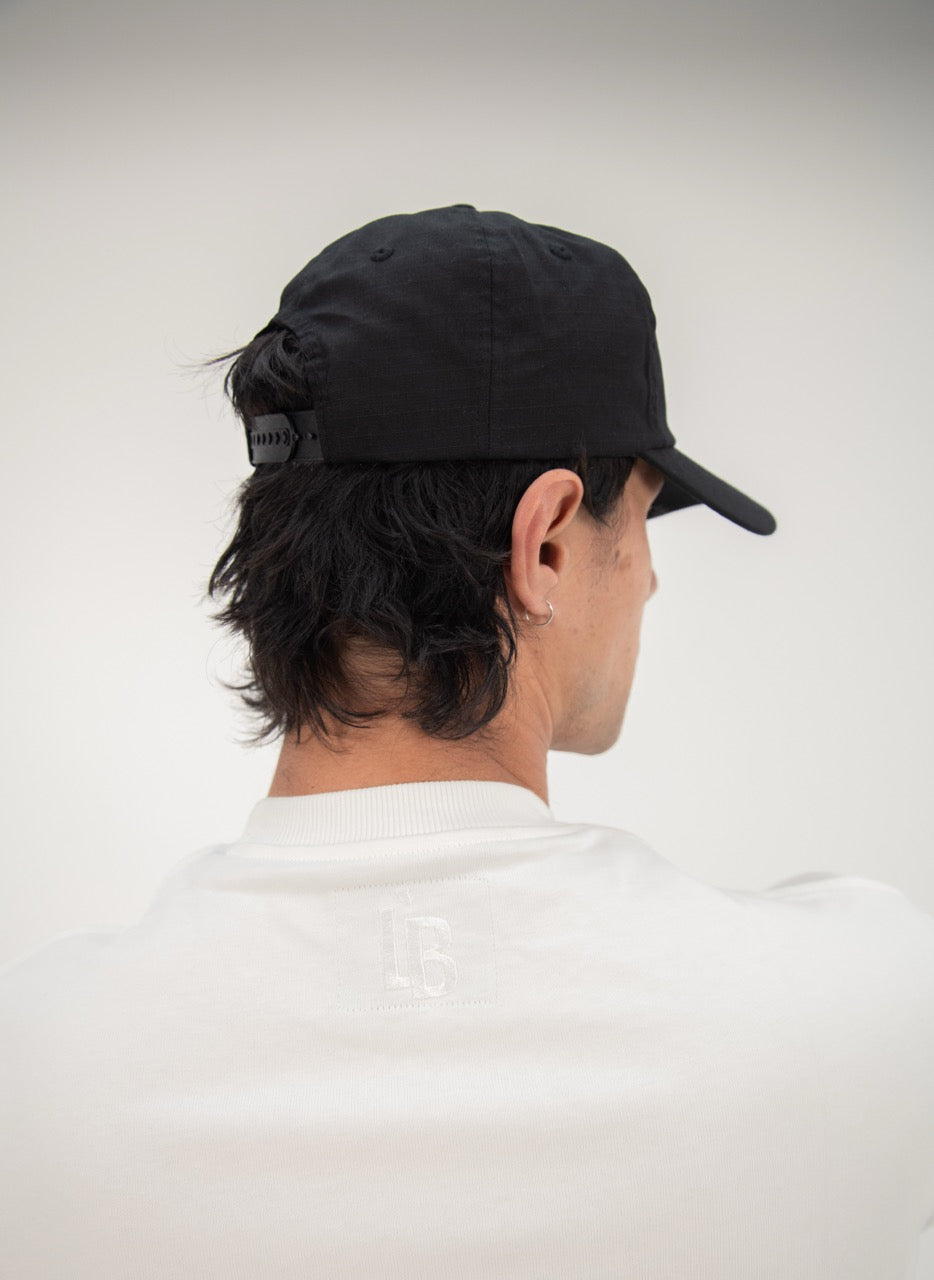 5 PANEL CAP - BLACK