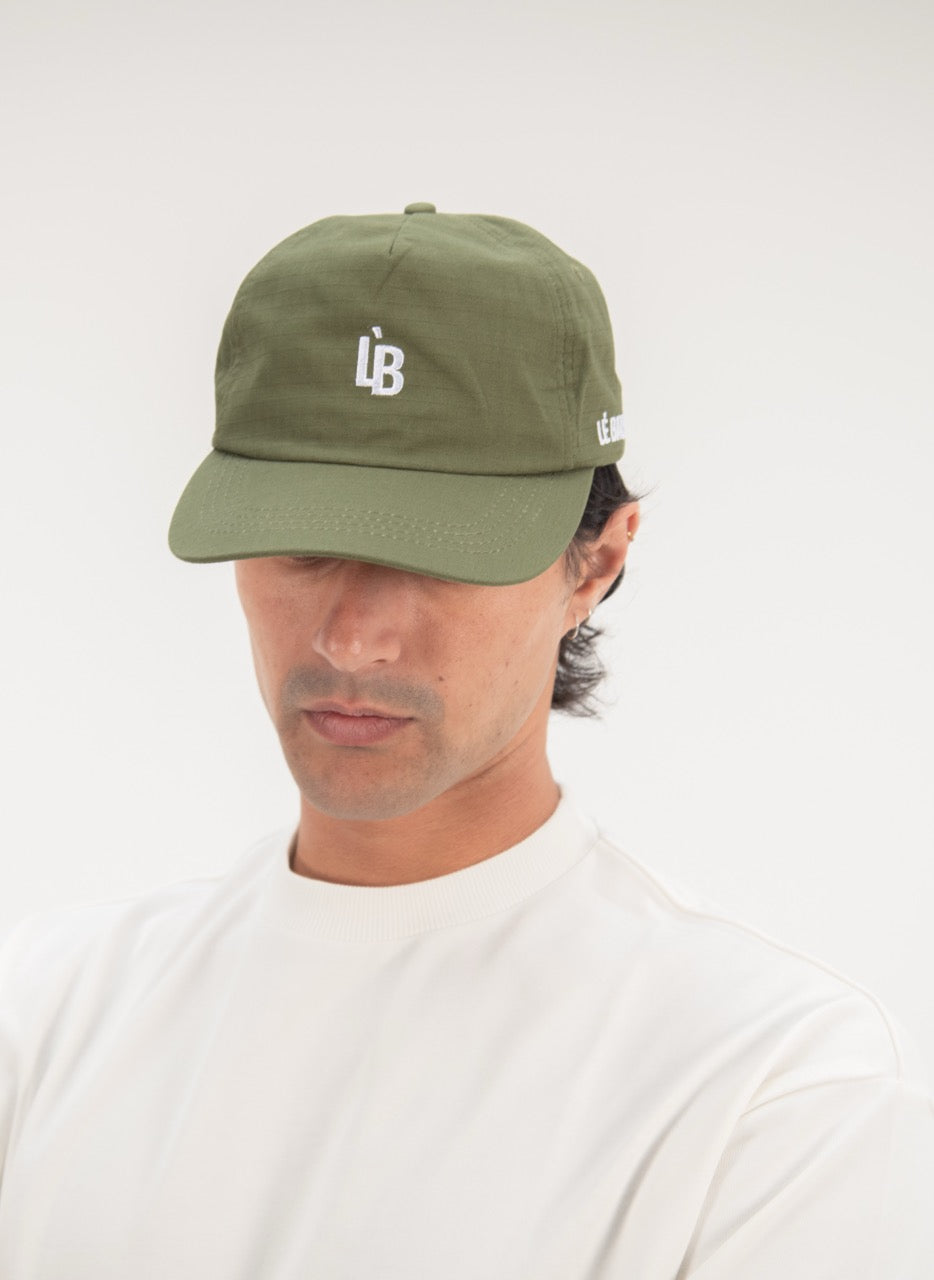 5 PANEL HAT - OIL GREEN