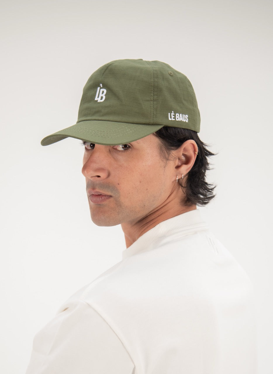 5 PANEL HAT - OIL GREEN